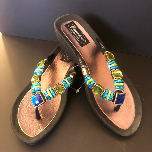 Grandco Sandals ~ Jade ~ Black Sole - Picture 2 of 4